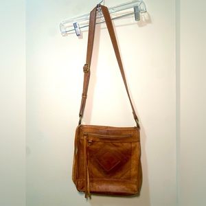 Lucky Brand Leather crossbody purse